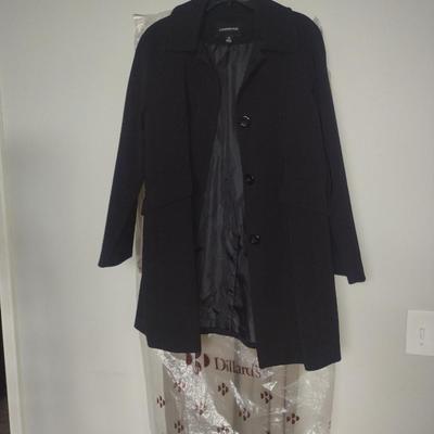 Pair of Ladies Trench Coats- London Fog and Jones New York- Size Medium