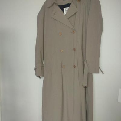 Pair of Ladies Trench Coats- London Fog and Jones New York- Size Medium