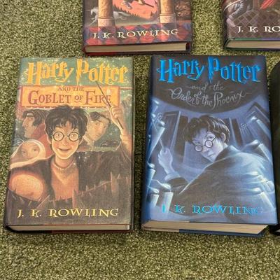 HARRY POTTER HARDBACK NOVELS