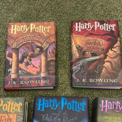 HARRY POTTER HARDBACK NOVELS