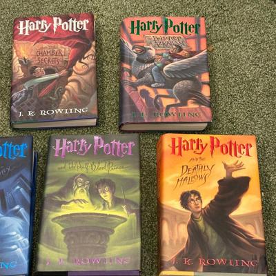 HARRY POTTER HARDBACK NOVELS