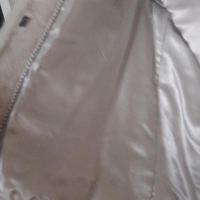 Finnish Natural Blue Fox Fur Ladies Coat- Size Medium