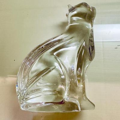 Breakfast room - Waterford Crystal Cat Pair