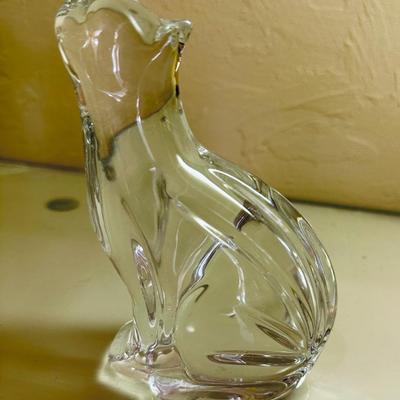 Breakfast room - Waterford Crystal Cat Pair