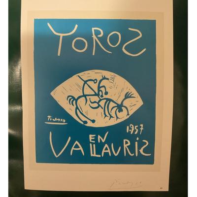 Pablo Picasso Hand Signed Print