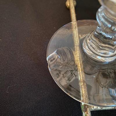 Lot of 8 Mid Century Retro Barware Pilsner Beer Glasses with carrier