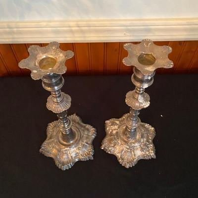 MMA METROPOLITAN MUSEUM 10 1/4" CANDLESTICK PAIR