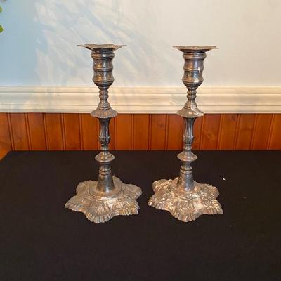 MMA METROPOLITAN MUSEUM 10 1/4" CANDLESTICK PAIR