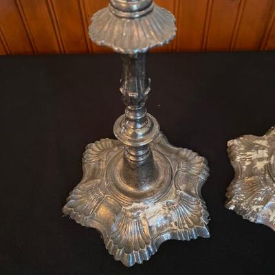 MMA METROPOLITAN MUSEUM 10 1/4" CANDLESTICK PAIR
