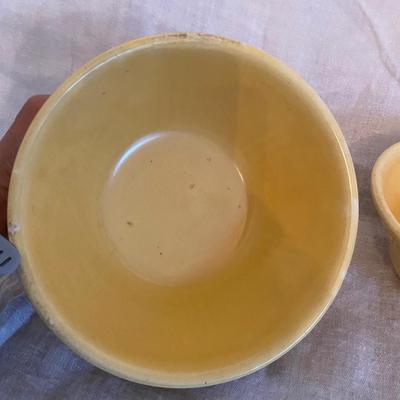 HOMER LAUGHLIN YELLOW APPLE TREE BOWLS