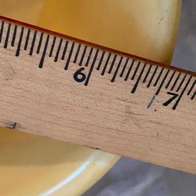 HOMER LAUGHLIN YELLOW APPLE TREE BOWLS