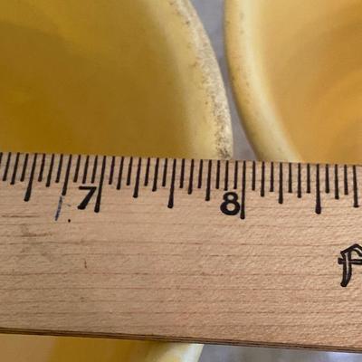 HOMER LAUGHLIN YELLOW APPLE TREE BOWLS