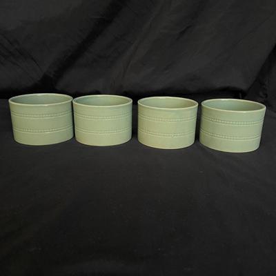 Yellow Ware Over and Back Ramekins & Stunning Pottery (K-SS)