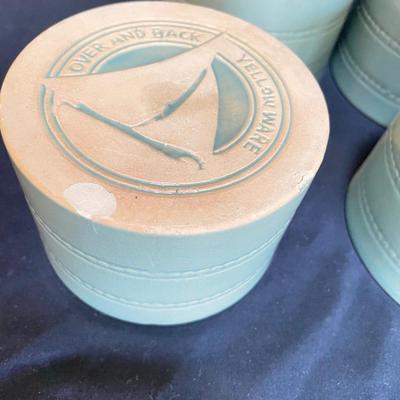 Yellow Ware Over and Back Ramekins & Stunning Pottery (K-SS)