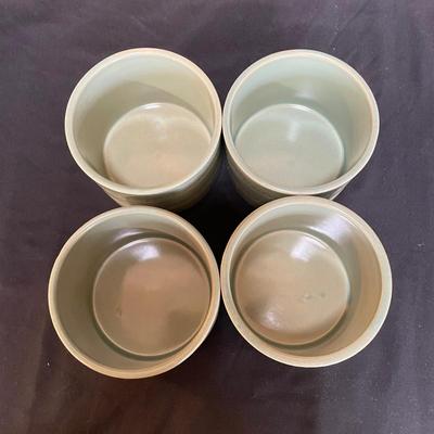 Yellow Ware Over and Back Ramekins & Stunning Pottery (K-SS)