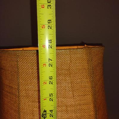 Ceramic Table Top Lamp with Shade- Approx 27 3/4" Tall
