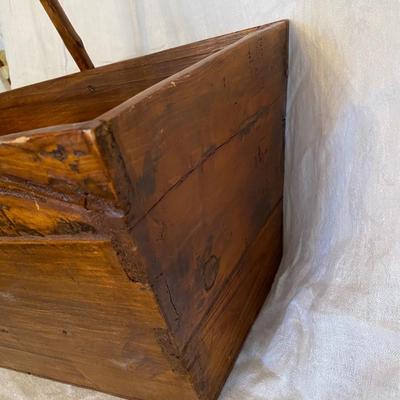 Vintage wooden fruit/flower Trug/ harvest basket