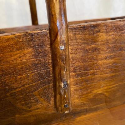 Vintage wooden fruit/flower Trug/ harvest basket