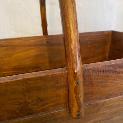 Vintage wooden fruit/flower Trug/ harvest basket