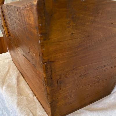 Vintage wooden fruit/flower Trug/ harvest basket