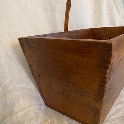 Vintage wooden fruit/flower Trug/ harvest basket