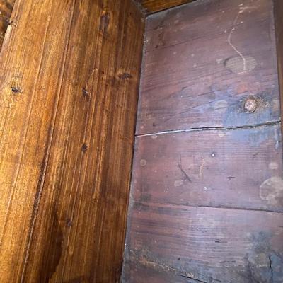 Vintage wooden fruit/flower Trug/ harvest basket