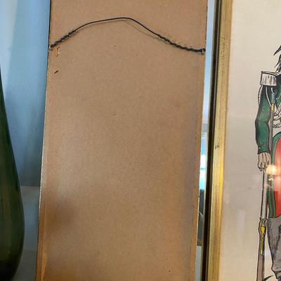 Set of 6 Framed military prints Imagerie Pellerin Soldiers uniforms