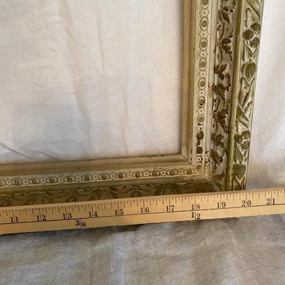 25x20 carved wood frame