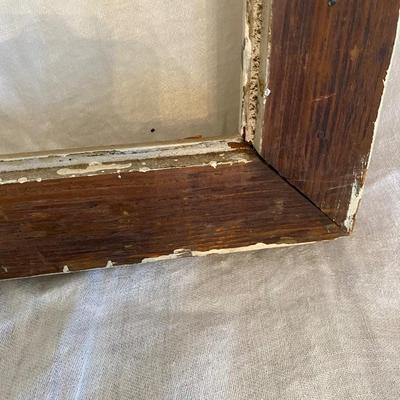 25x20 carved wood frame