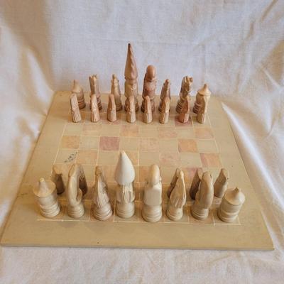 Carved Stone Chessboard and More (BD-EL)