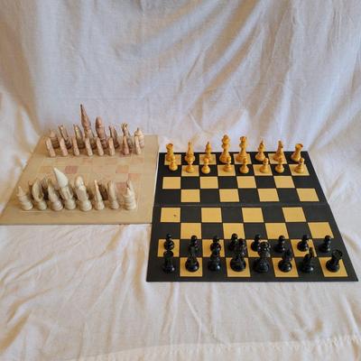 Carved Stone Chessboard and More (BD-EL)