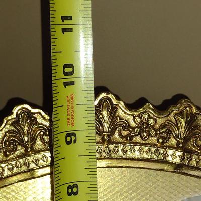 Brass Fan Shaped Table Top Picture Frame