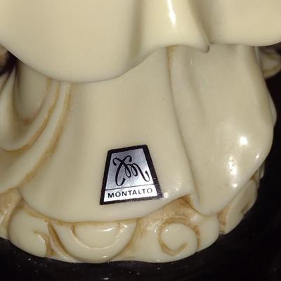 Pair of Montalto Asian Figurines- Possibly Resin- Approx 16 1/2" Tall