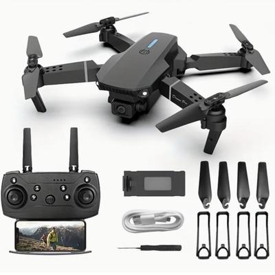 [Dual Camera WiFi FPV Drone] E88 Pro Dual Camera Drone, WiFi FPV Double Folding RC Quadcopter Altitude Hold