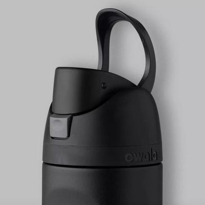 Owala 24oz FreeSip Stainless Steel Water Bottle in Very Very Dark (Black)