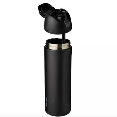 Owala 24oz FreeSip Stainless Steel Water Bottle in Very Very Dark (Black)