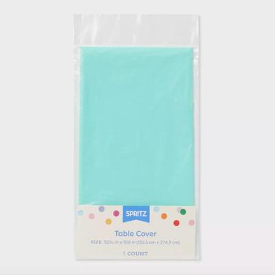 Target Spritz Solid Table Cover in Pastel Mint Green 52.2" x 108" - Party Decor, Birthday Party, Party Supplies