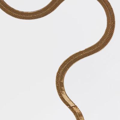 Pretty Little Thing Gold Plated Snake Necklace Fashion Jewelry