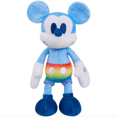 Disney Rainbow Collection Standard 9" Pride Rainbow Plush – Mickey Mouse