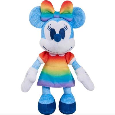Disney Rainbow Collection Standard 9" Pride Rainbow Plush – Mickey Mouse