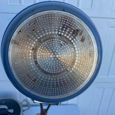 C - T-fal Excellence Ceramic Non-Stick Cookware Set, 10-Piece - Blue