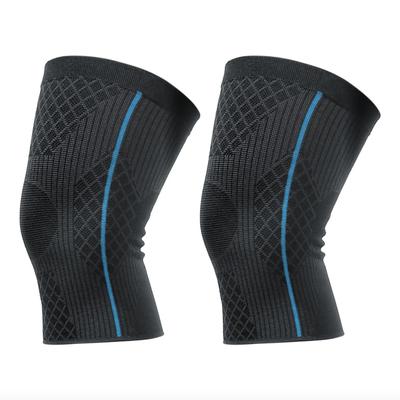 Size Small 2pcs Knee Sleeves Knee Brace Knee Support Brace for Women Men Nylon Black Blue