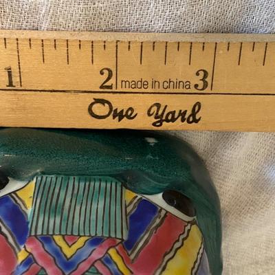 Vtg Chinese Asian Porcelain Man Figure with SCEPTRE RUYI