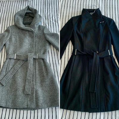 LOT 2 Z: 2 Calvin Klein Cinch Coats