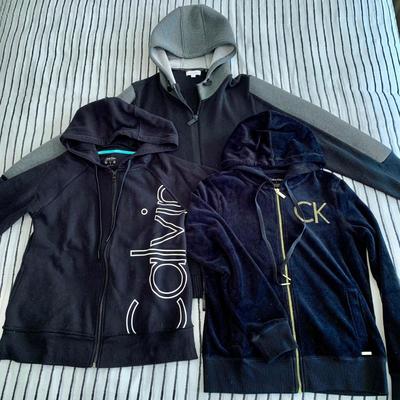 LOT 4 Z: Calvin Klein Zip Up Hoodie Collection