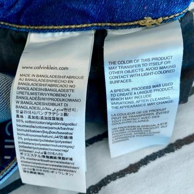 LOT 5 Z: Calvin Klein Collection; Long & Short Sleeve Shirts & Jeans