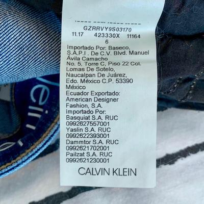 LOT 5 Z: Calvin Klein Collection; Long & Short Sleeve Shirts & Jeans