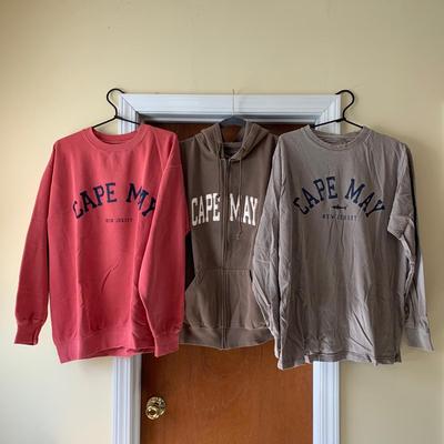 LOT 11 Z: Cape May New Jersey U.S. Vintage Hoodie, Sweatshirt & Long Sleeve Shirt