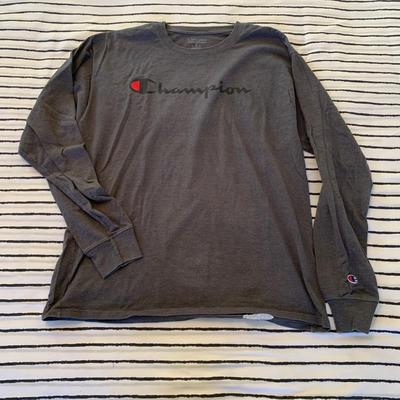 LOT 12 Z: Champion Clothing Collection; Sweatshirts, Sweatpants, T-Shirts, & Long Sleeve Shirts