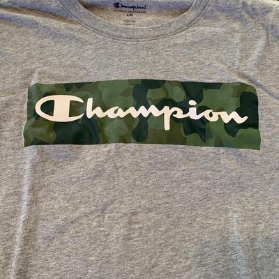 LOT 12 Z: Champion Clothing Collection; Sweatshirts, Sweatpants, T-Shirts, & Long Sleeve Shirts